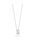 Roberto Coin Inc. Jewellery - Necklace Roberto Coin Tiny Treasures 18K White Gold Diamond Love Letter 'S' Necklace