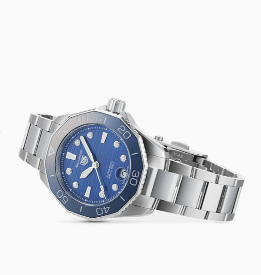 TAG Heuer watch Aquaracer Professional 300 Calibre 5 43mm automatic blue steel WBP201B.BA0632