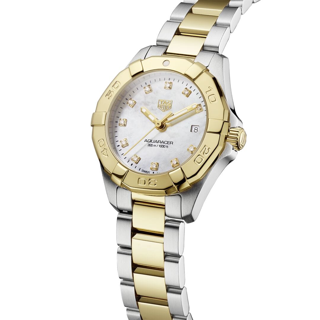 TAG HEUER AQUARACER Touch of Gold Fine Jewellery An Official Rolex Retailer
