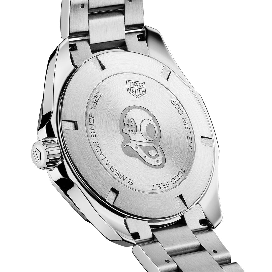 TAG Heuer Quartz and Steel 43mm Aquaracer Watch Touch of Gold Fine Jewellery An Official Rolex Retailer