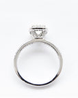 Touch of Gold Diamonds Jewellery - Engagement Ring Touch of Gold 18K White Gold 0.81ct Round Brilliant Halo Engagement Ring