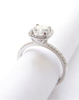 Touch of Gold Diamonds Jewellery - Engagement Ring Touch of Gold 18K White Gold 0.81ct Round Brilliant Halo Engagement Ring