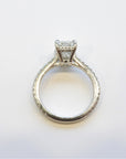 Touch of Gold Diamonds Jewellery - Engagement Ring Touch of Gold Platinum 2.14ct Radiant Cut Hidden Halo Diamond Engagement Ring