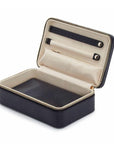wolf designs Accessories - Jewellery Accessories Wolf 'Maria' Medium Zip Jewellery Case Navy