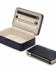 wolf designs Accessories - Jewellery Accessories Wolf 'Maria' Medium Zip Jewellery Case Navy