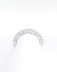 Amden Jewelry Jewellery - Band - Diamond 14K White Gold 1.45ct Diamond Three Sided Band