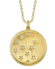 SC Jewellery - Necklace 14K Yellow Gold 0.06ctw Diamond Constellation Disc Necklace