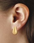 Carla Corp Jewellery - Earrings - Hoop 14K Yellow Gold Medium Teardrop Studs