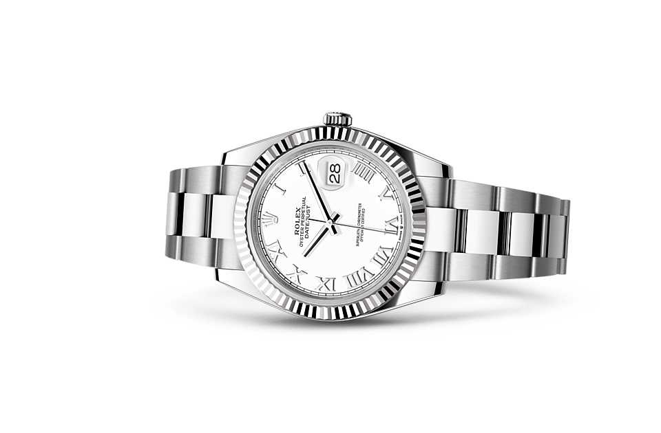 White discount rolex watch