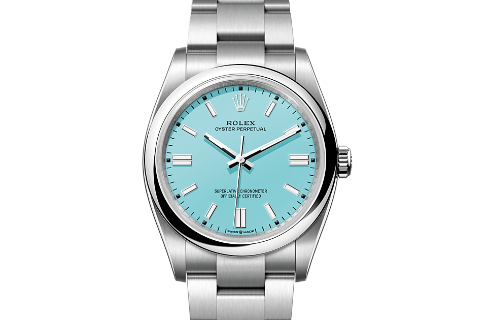 Rolex Oyster Perpetual in Oystersteel, m1260000006 Touch of Gold