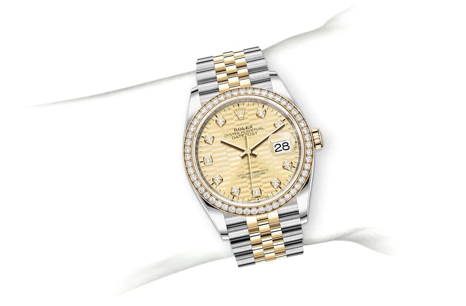 Rolex Datejust in Oystersteel and gold m126283rbr 0031 Touch of