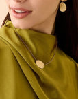 Marco Bicego Jewellery - Necklace 18K Yellow Gold Lunaria Horizontal Small Petal Necklace