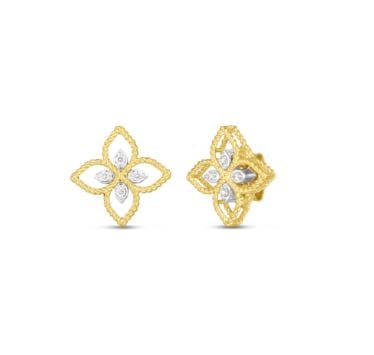 Roberto Coin Inc. Jewellery - Earrings - Stud 7772717AJERX RC 18KTT Sm Principessa Dia Stud Earrings