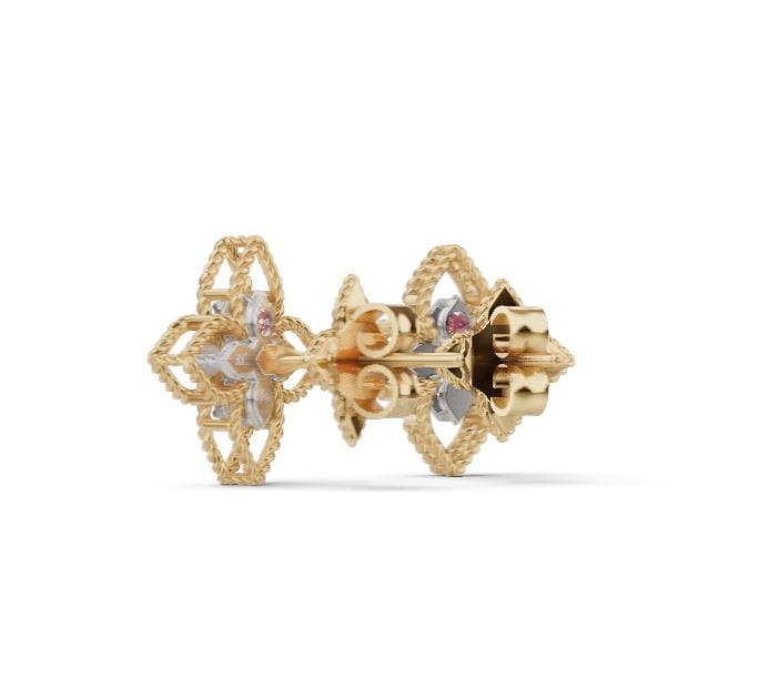 Roberto Coin Inc. Jewellery - Earrings - Stud 7772717AJERX RC 18KTT Sm Principessa Dia Stud Earrings
