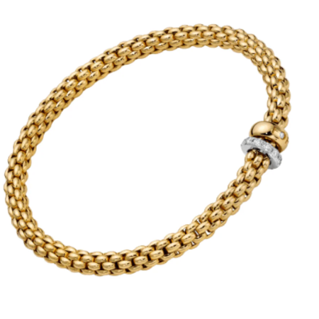 FOPE 18K Yellow Gold Solo Flex-it Bracelet