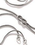 John Hardy Silver Love Knot Convertible Necklace