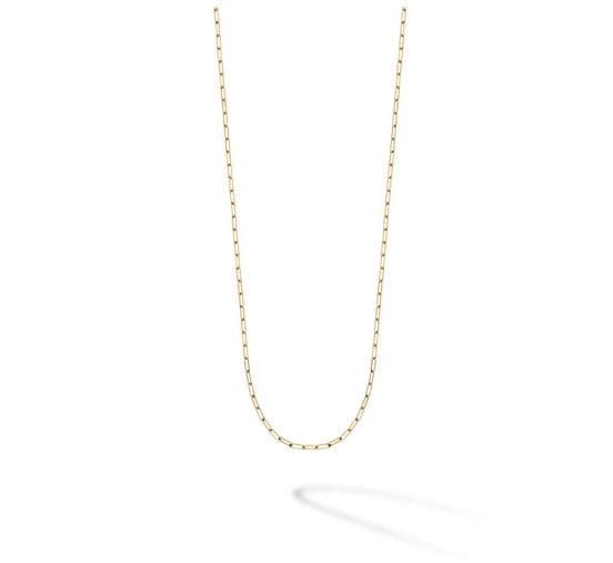 Birks Jewellery - Necklace Birks 18K Yellow Gold 20" Long Link Cable Chain Necklace