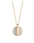 Birks Jewellery - Necklace Birks 18K Yellow Gold Dare to Dream Mother of Pearl Medalion Necklace