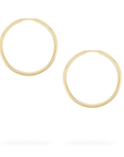 Birks Jewellery - Earrings Birks 18K Yellow Gold Hoop Earrings 29 MM