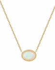 Birks Jewellery - Necklace Birks 18K Yellow Gold Les Plaisirs de Birks Horizontal Oval Opal Necklace