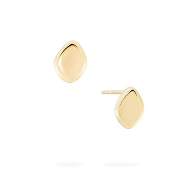 Birks Jewellery - Earrings - Stud Birks 18K Yellow Gold Pebble Studs