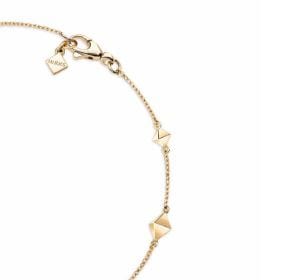 Birks Jewellery - Bracelet Birks 18K Yellow Gold Rock and Pearl Station Bracelet