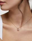 Birks Jewellery - Necklace Birks 18K Yellow Gold Rosee Du Matin Crossover 0.19ctw Diamond Necklace