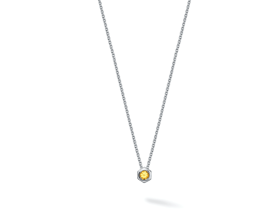 Birks Unclassified Birks Bee Chic Citrine Silver Necklace