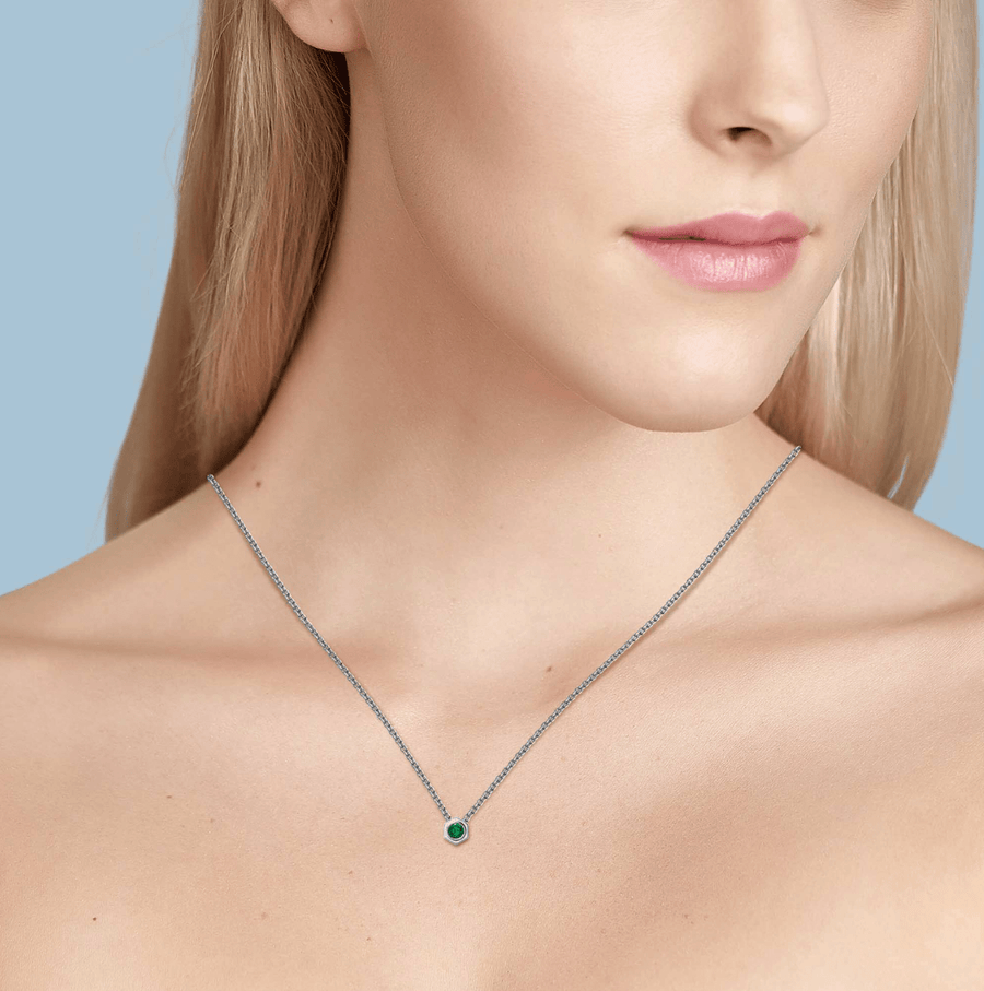 Birks Unclassified Birks Bee Chic Emerald Silver Pendant