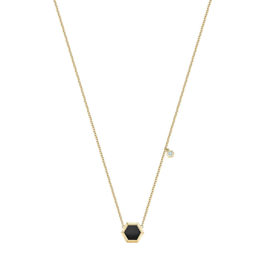 Birks Jewellery - Necklace Birks Bee Chic Onyx Pendant Diamond Accent