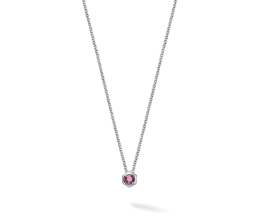 Birks Unclassified Birks Bee Chic Pink Tourmaline Silver Necklace
