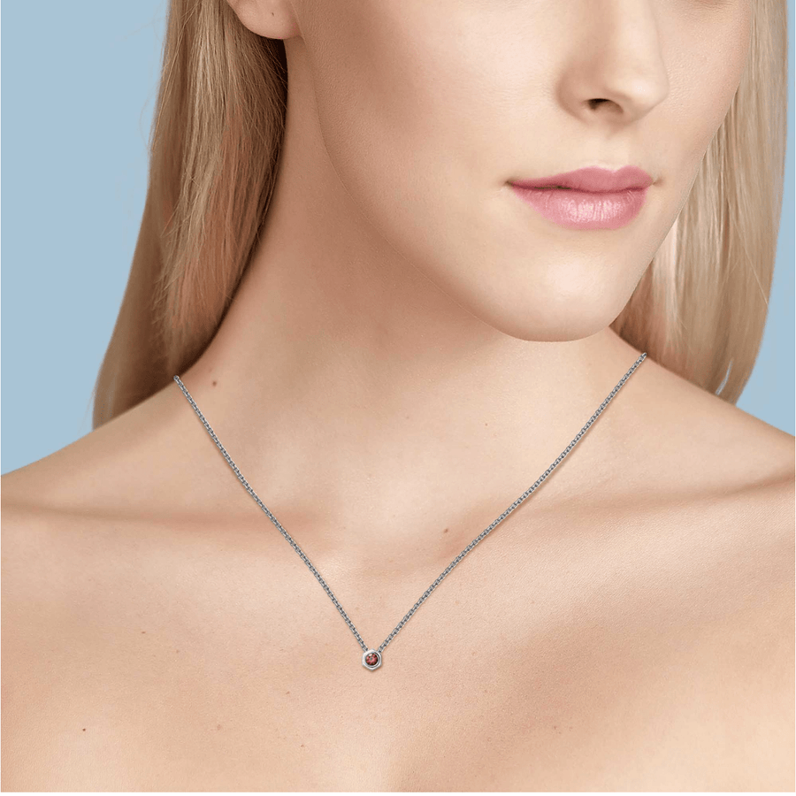 Birks Unclassified Birks Bee Chic Rhodolite Silver Necklace