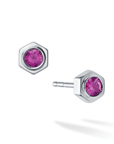 Birks Unclassified Birks Bee Chic Ruby Silver Stud Earrings