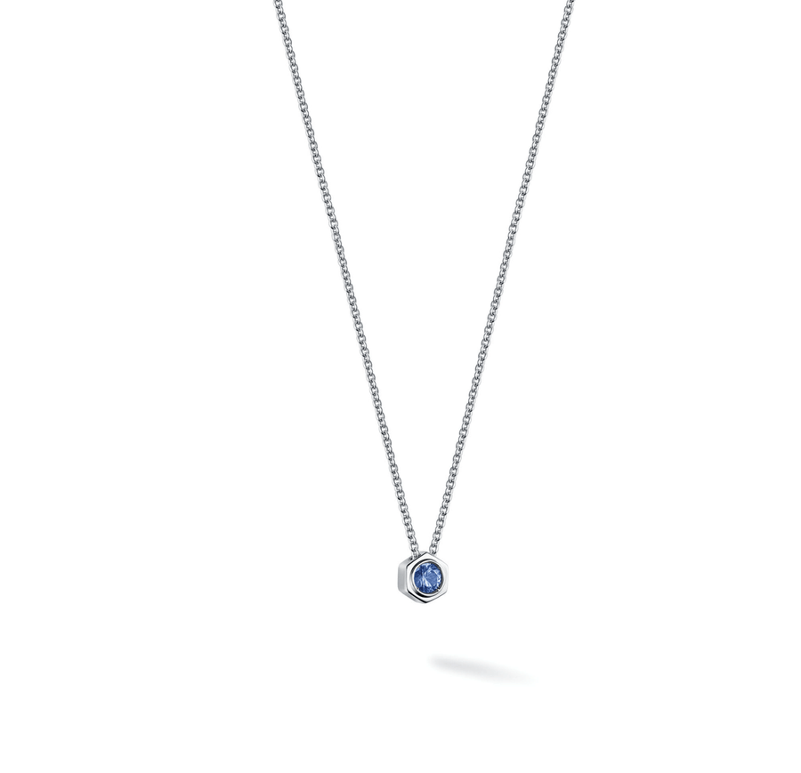 Birks Unclassified Birks Bee Chic Sapphire Silver Pendant