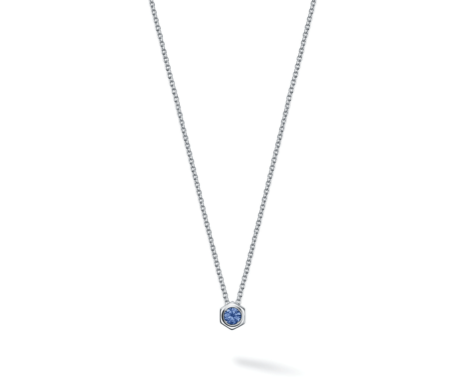 Birks Unclassified Birks Bee Chic Sapphire Silver Pendant
