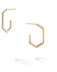 Birks Jewellery - Earrings - Hoop Birks Essentials 18K Yellow Gold Elongated Hoop Earrings