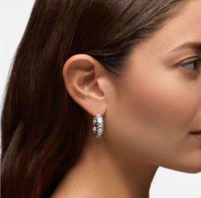 Birks Jewellery - Earrings - Hoop Birks Essentials Silver Textured Hoops