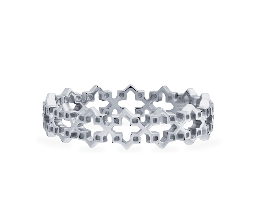 Birks Unclassified Birks Iconic Silver Stackable Muse Ring