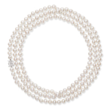 Birks Jewellery - Necklace Birks Pearls 7.5-8 mm Silver Cultured Freshwater Pearl Necklace