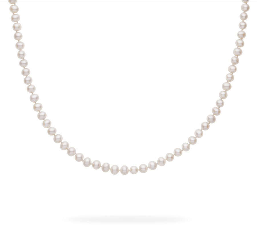 Birks Jewellery - Necklace Birks Pearls 7.5-8 mm Silver Cultured Freshwater Pearl Necklace