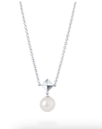 Birks Jewellery - Necklace Birks Rock and Pearl Freshwater Pearl and Stud Drop Pendant