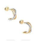 Birks Jewellery - Earrings - Stud Birks Rosée du Matin Diamond Crossover Earrings