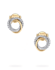 Birks Jewellery - Earrings - Stud Birks Rosée du Matin Yellow Gold Diamond Entwine Small Circle Earrings