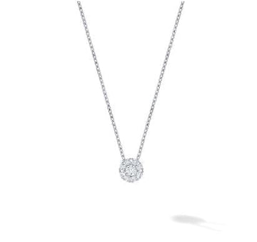 Birks Jewellery - Necklace Birks Snowflake 18K White Gold Mini Cluster Necklace