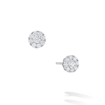 Birks Jewellery - Earrings - Stud Birks Snowflake Round Diamond Cluster Stud Earrings