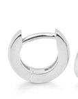 Breuning Jewellery - Earrings - Hoop Breuning 14K White Gold Round 14mm Huggie Hoops