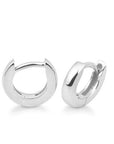 Breuning Jewellery - Earrings - Hoop Breuning 14K White Gold Round 14mm Huggie Hoops