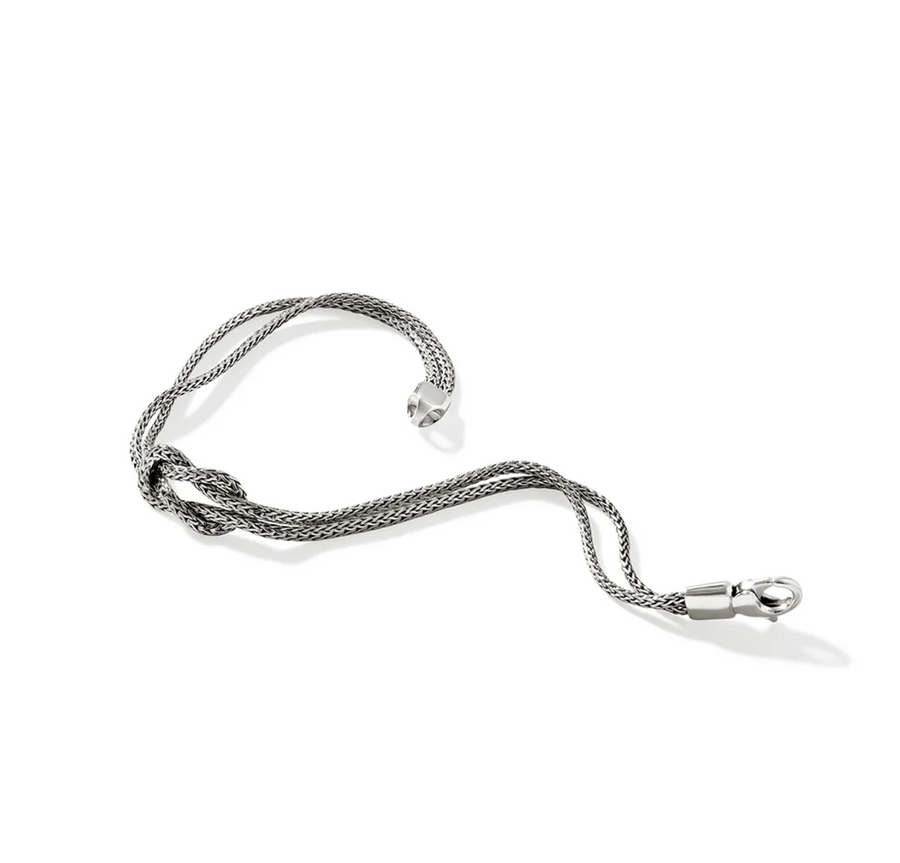 John Hardy Sterling Silver Love Knot 3.6mm Bracelet