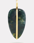 By Pariah Jewellery - Necklace By Pariah 14K Yellow Gold Large Agate Pebble Pendant