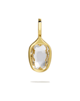 By Pariah Jewellery - Necklace BY PARIAH 14k Yellow Gold White Topaz Prism Orbit Pendant